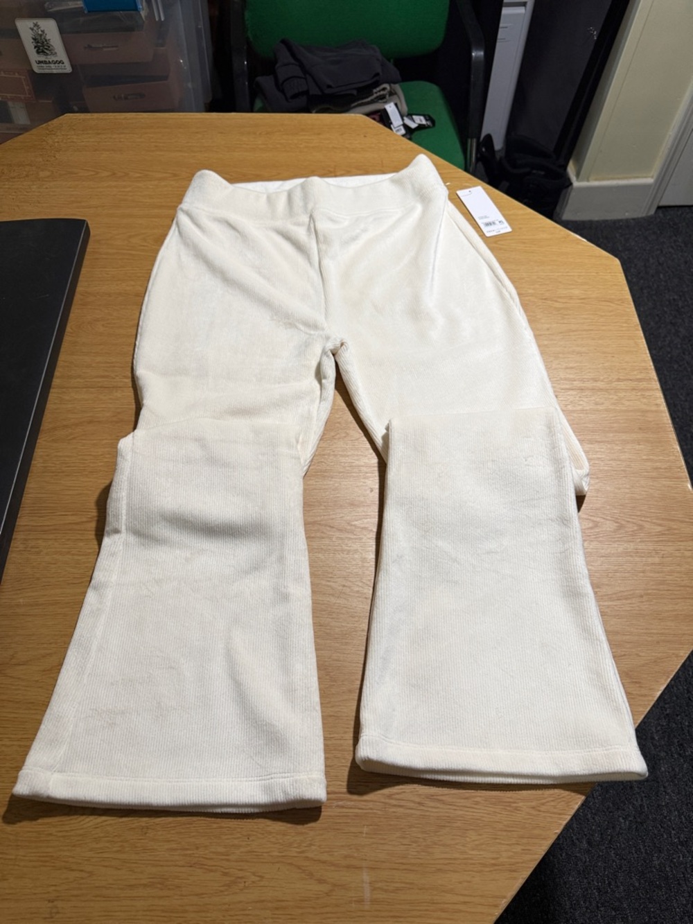 Yogalicious Cream Wide Leg Women's Pants